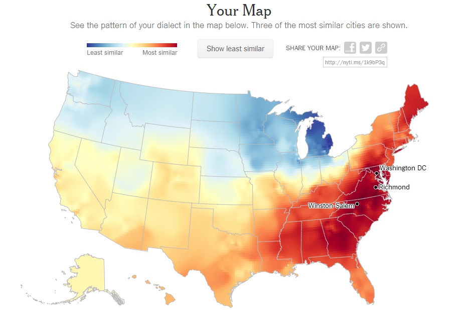 NYT Language Map