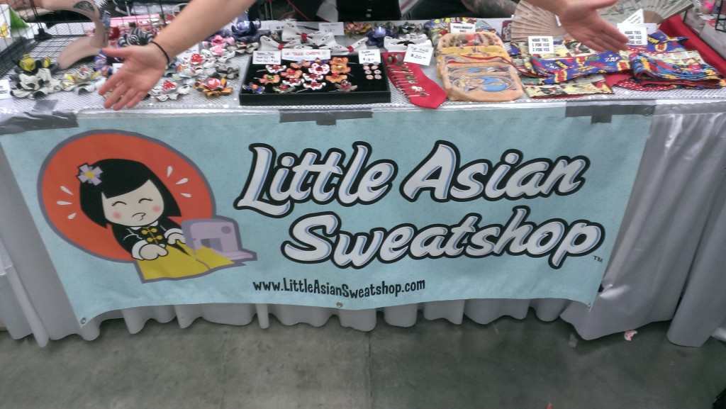 The owner of this booth gave me permission to laugh because she was Asian. 
