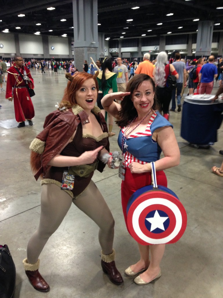 Squirrel Girl and Captain America USO Girl