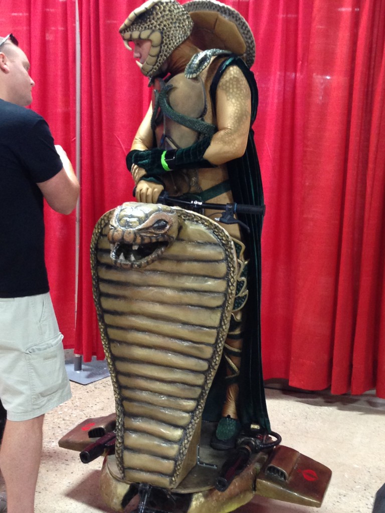 This Serpentor was AMAZING. He even had the fan in the bottom of his chariot.